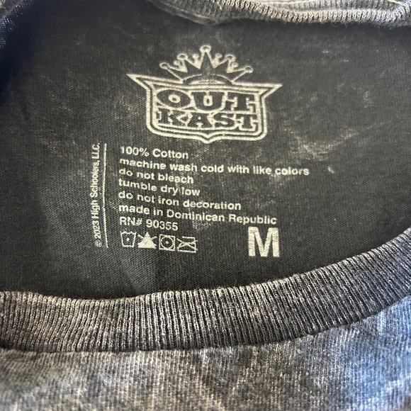 Outkast Vintage Style T-Shirt Band‎ Tee Music Graphic Black Gray Medium M - Picture 4 of 6